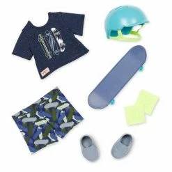 Deals 💯 Our Generation Theodore 18" Skateboarder Boy Doll ✨ -Our Generation shop unnamed file 958