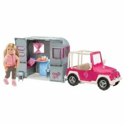 Cheap 🧨 Our Generation My Way and Highways 4x4 Doll Vehicle - Pink and White 🧨 -Our Generation shop unnamed file 96