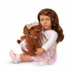 Buy ✔️ Our Generation Camelia with 🐕 Dog Plush Pirouette 18" Matching Doll & Pet Set ⌛